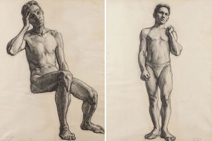 ALMA HELD MALE NUDES, 1928