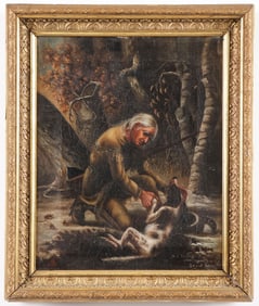 DANIEL BOONE OIL PAINTING