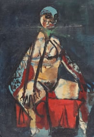 SIGNED AMERICAN ABSTRACT ZERO MOSTEL