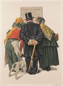 SIGNED NORMAL ROCKWELL LITHOGRAPH