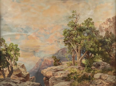 THOMAS MORAN COLOR LITHOGRAPH