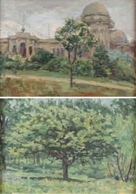PAIR OF ALMA HELD OIL PAINTINGS