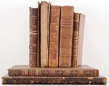 7 EARLY COOKBOOKS MOST 18TH C
