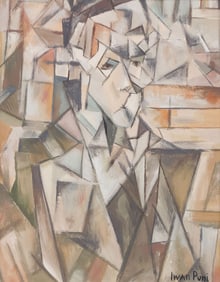 JEAN ALBERT POUGNY CUBIST PAINTING