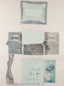 ORIGINAL SIGNED RAUSCHENBERG, 1979