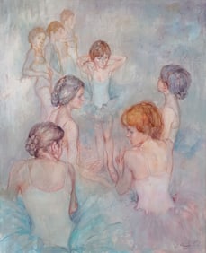 LARGE ANTONIO COLLADO BALLERINA PAINTING