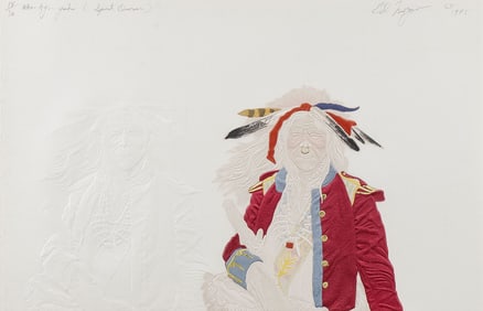 GREAT ED MORGAN EMBOSSED PRINT, 1985