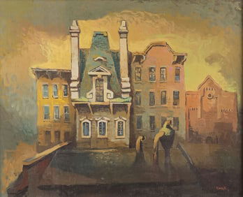 SIGNED PAINTING DATED 1941