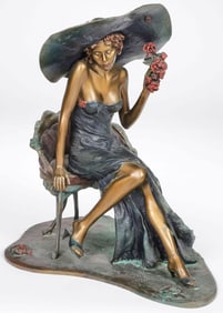 ISAAC MAIMON BRONZE SIGNED & DATED