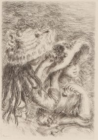FRAMED RENOIR ETCHING