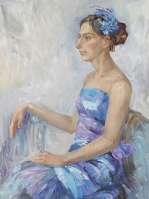 BEAUTIFUL RUSSIAN OIL ON CANVAS