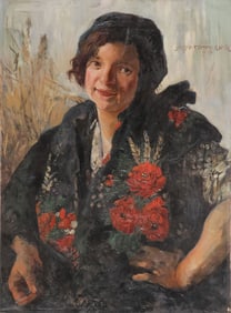 SIGNED AUSTRIAN PAINTING, 1916