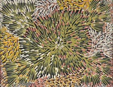 SIGNED AUSTRALIAN ABORIGINAL PAINTING