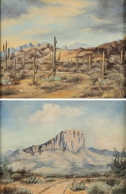 A PAIR OF SOUTHWEST PAINTINGS