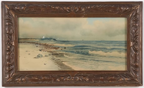SIGNED RHODE ISLAND PAINTING, C. 1890