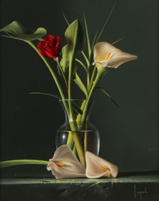 ORIGINAL DARIO CAMPANILE OIL PAINTING