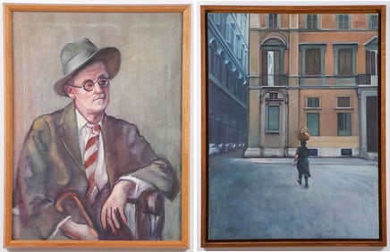 THREE ORIGINAL PAT PERCY OIL PAINTINGS