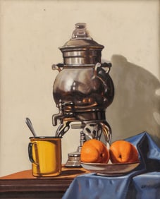 LOVELY EUROPEAN STILL LIFE OIL PAINTING