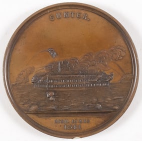 1861 MAJOR ROBERT ANDERSON FORT SUMTER MEDAL