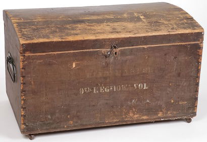 INTERESTING CIVIL WAR MUSICIAN'S TRUNK