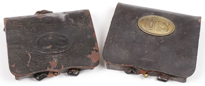 U.S. M1864 CIVIL WAR INFANTRY CARTRIDGE BOXES