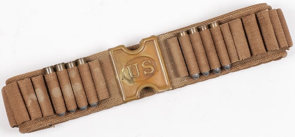 M1885 CAVALRY MILLS WEB BELT W CARTRIDGES