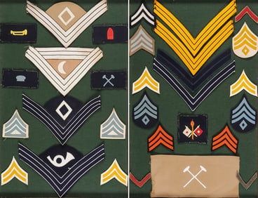 U.S. INDIAN & SPAN AM WARS CHEVRONS