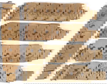 5 GOOD WWI ERA CARTRIDGE BELTS