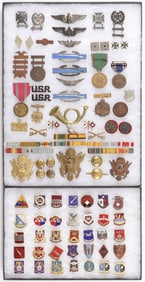 GREAT U.S. MILITARY INSIGNIA GROUP C. 1880-1950