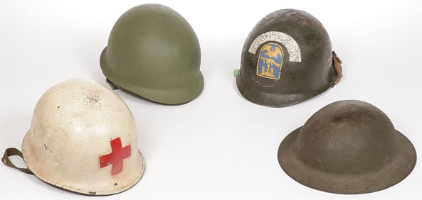 US WWII & LATER HELMET GROUP