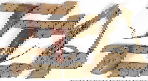 U.S. MOSTLY WWII WEB GEAR INCL USMC