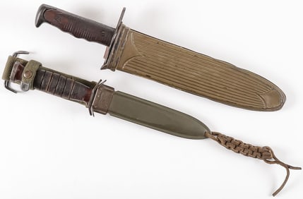 U.S. M3 FIGHTING KNIFE & WWI BOLO