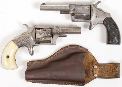 PAIR OF VINTAGE AMERICAN REVOLVERS C. 1870