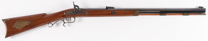 A THOMPSON CENTER ARMS .45 CAL HAWKEN RIFLE