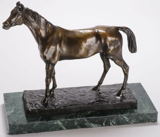 ATTRACTIVE EQUESTRIAN BRONZE AFTER MOIGNIEZ