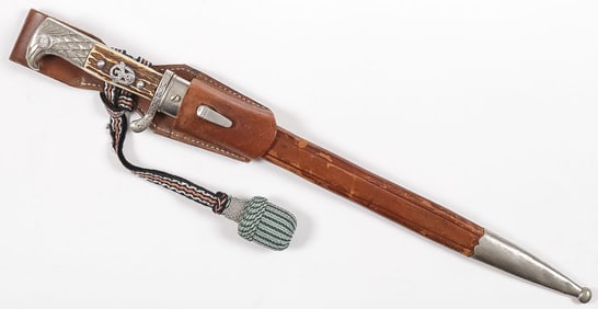 GERMAN WWII RURAL POLICE BAYONET, WEYERSBERG