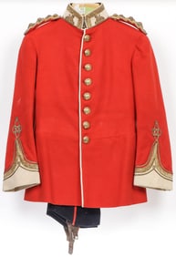 BRITISH OFFICERS TUNIC & PANTS DATED 1905