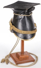 BRITISH OFFICERS FOUL WEATHER LANCE CAP C.1900