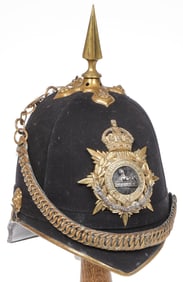 GLOUCESTERSHIRE REGIMENT OFFICER'S BLUE HELMET