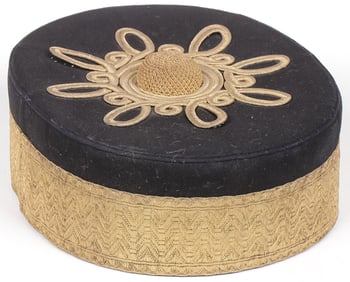 BRITISH ARTILLERY OFFICERS PILL BOX HAT C.1875