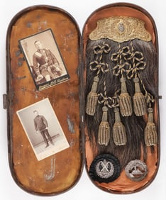 GREAT ID'D QUEENS OWN CAMERON HIGHLANDERS OFFICER