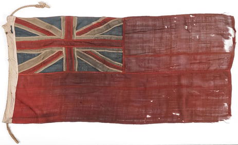BRITISH NAVAL ENSIGN 19TH C