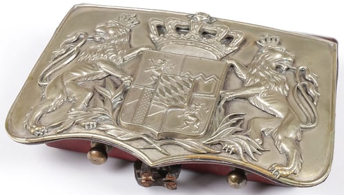 A BAVARIAN OFFICER'S CARTRIDGE POUCH