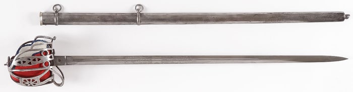 SCOTTISH HIGHLAND BASKET-HILT OFFICERS SWORD