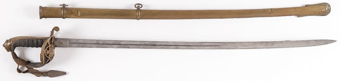 BRITISH PATTERN 1845 INFANTRY OFFICER'S SWORD