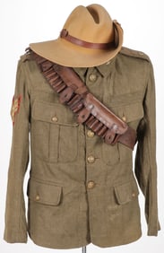 RARE BRITISH BOER WAR TUNIC AND SLOUCH HAT