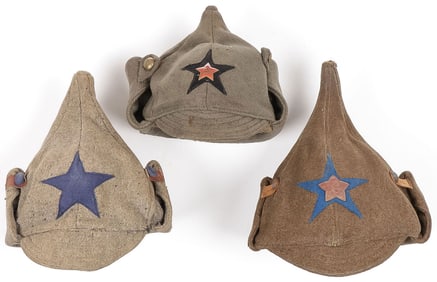 THREE EARLY RUSSIAN BUDENOVKI, C. 1921-1935