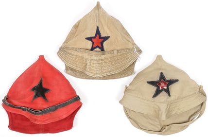 THREE EARLY RUSSIAN BUDENOVKI, CIRCA 1923