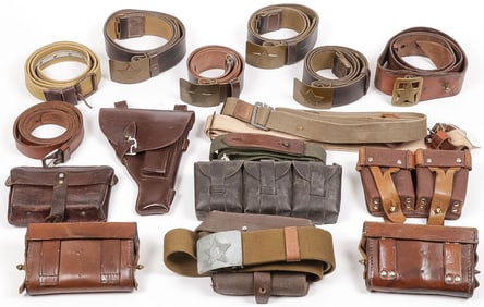 RUSSIAN SOVIET WWII AND LATER FIELD GEAR GROUPING