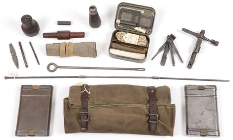 MILITARY GUN CLEANING KITS AND TOOL C. 1860-1920